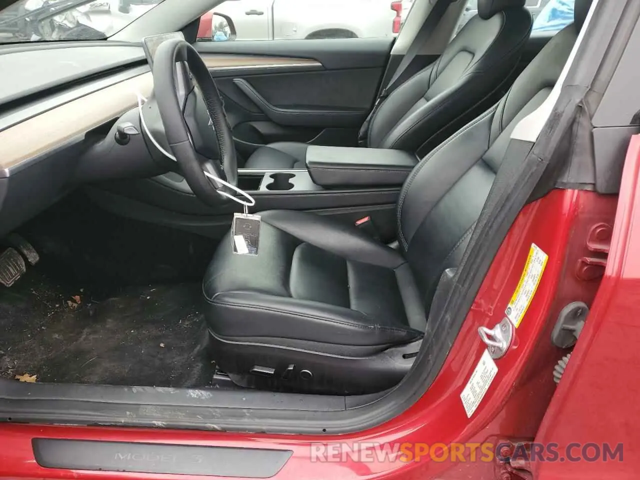 7 fotografías del automóvil dañado 5YJ3E1EA6PF451225 TESLA MODEL 3 2023