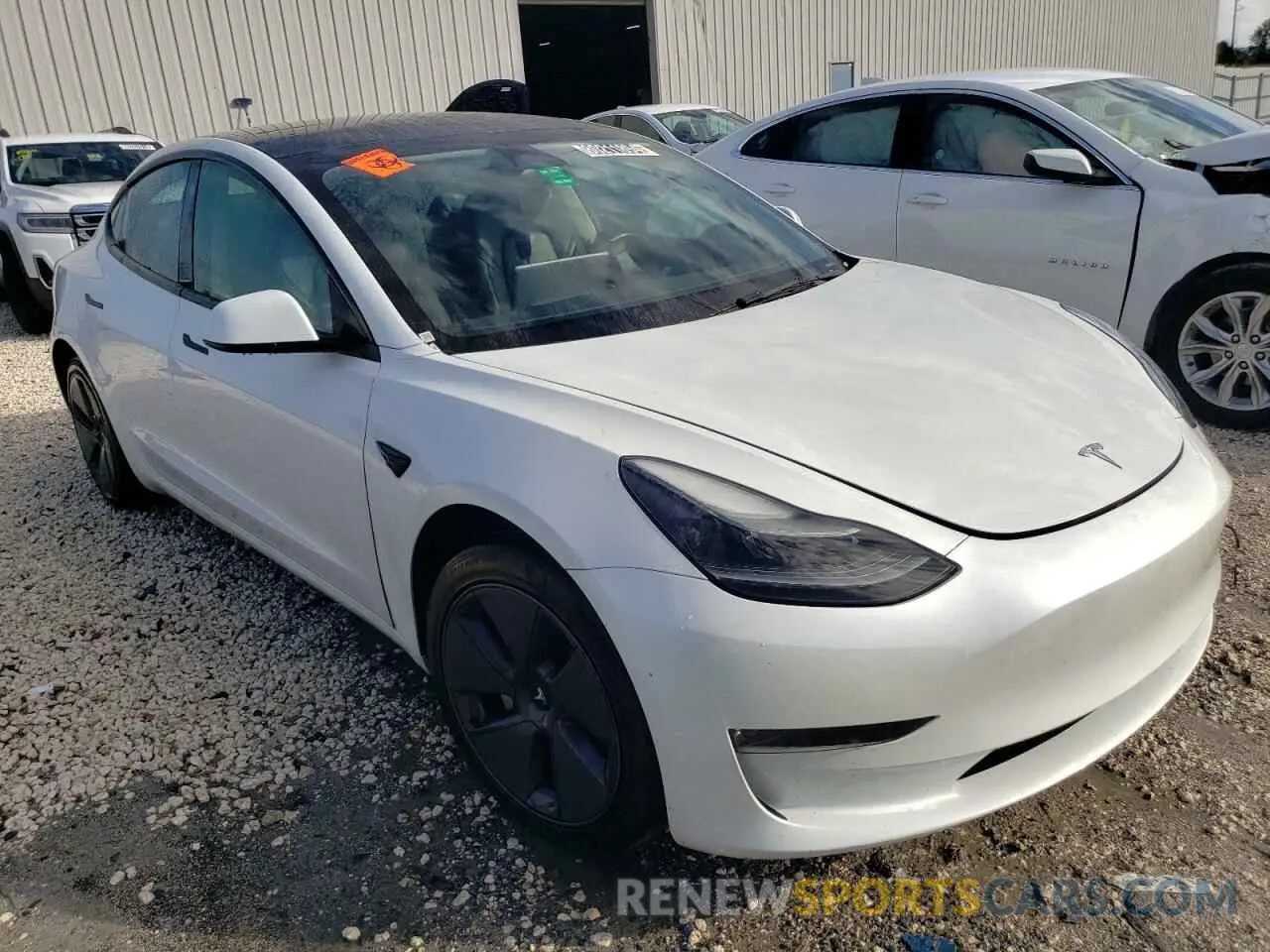 4 fotografías del automóvil dañado 5YJ3E1EA6PF451418 TESLA MODEL 3 2023