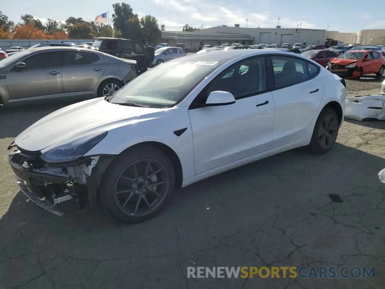 1 fotografías del automóvil dañado 5YJ3E1EA6PF452973 TESLA MODEL 3 2023