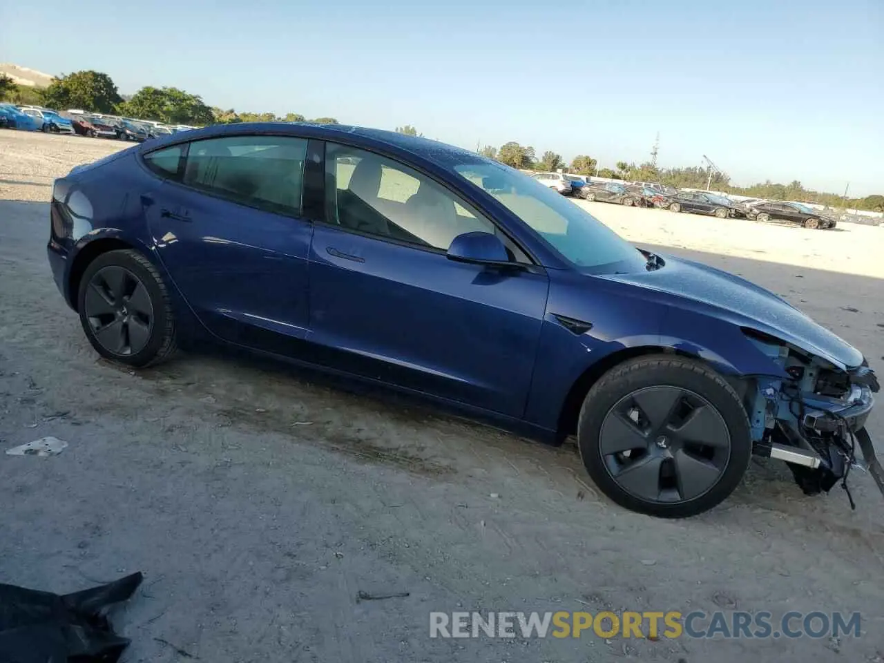 4 fotografías del automóvil dañado 5YJ3E1EA6PF457672 TESLA MODEL 3 2023