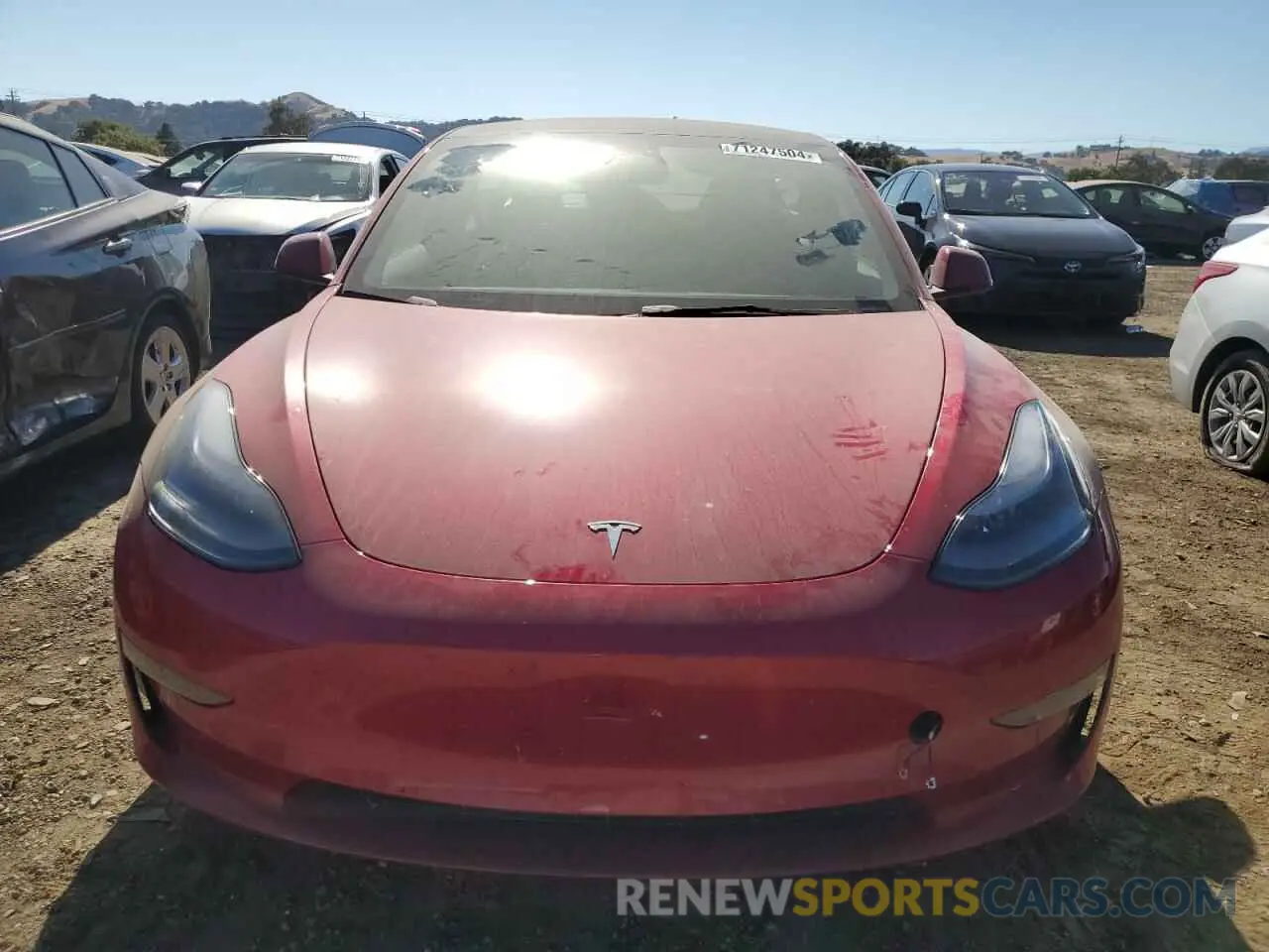 5 fotografías del automóvil dañado 5YJ3E1EA6PF460491 TESLA MODEL 3 2023