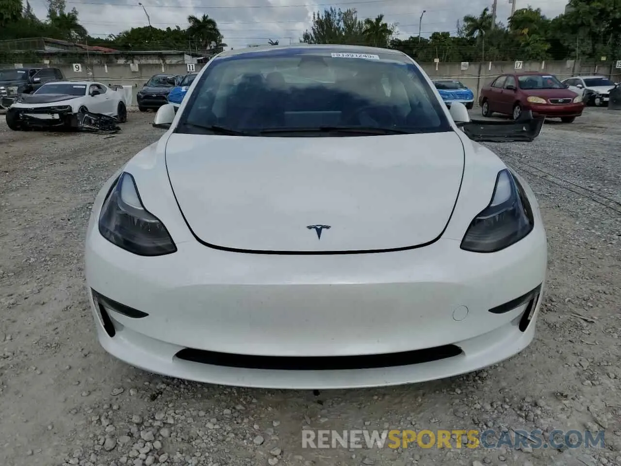5 fotografías del automóvil dañado 5YJ3E1EA6PF487139 TESLA MODEL 3 2023