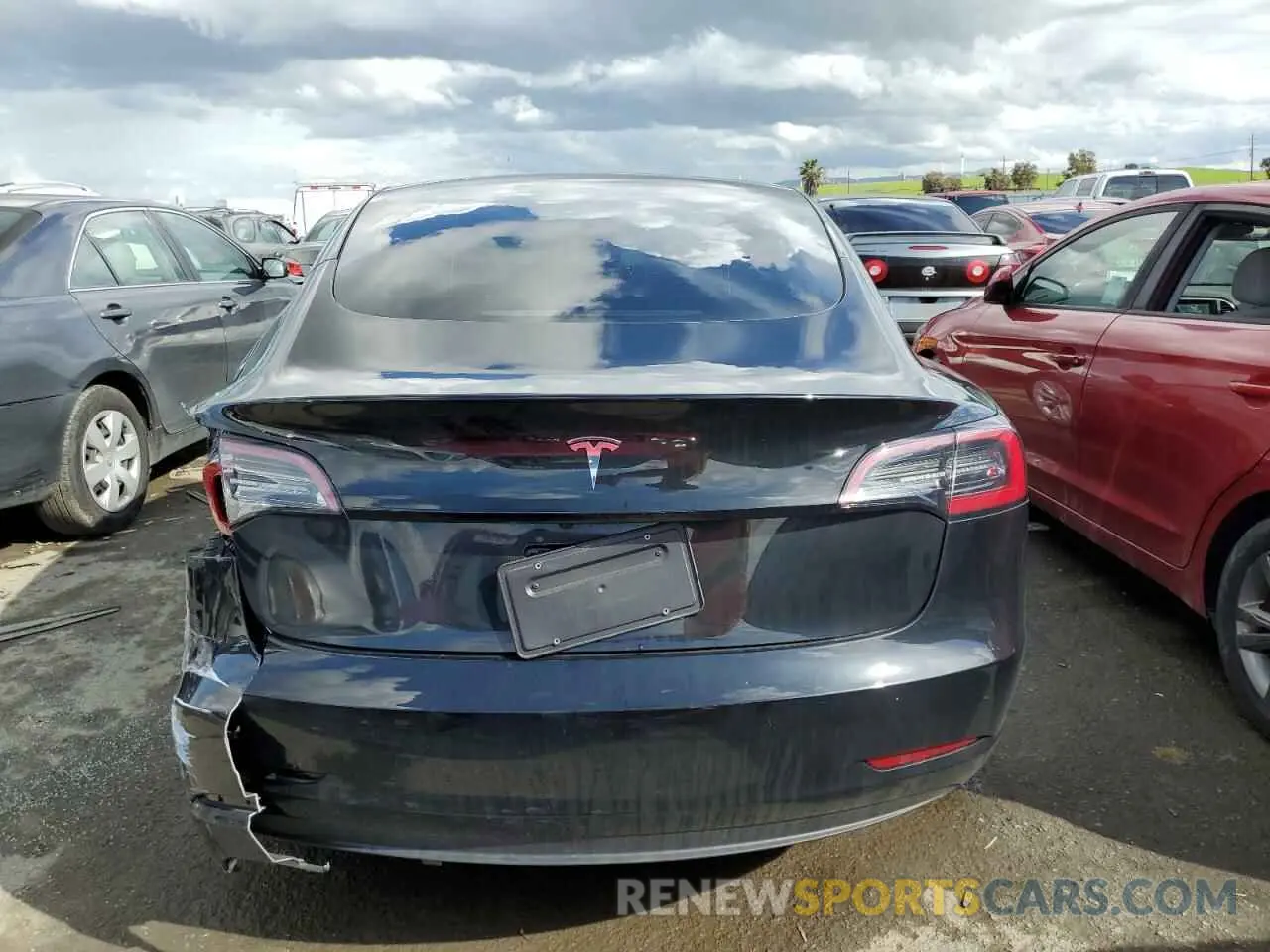 6 fotografías del automóvil dañado 5YJ3E1EA6PF490431 TESLA MODEL 3 2023