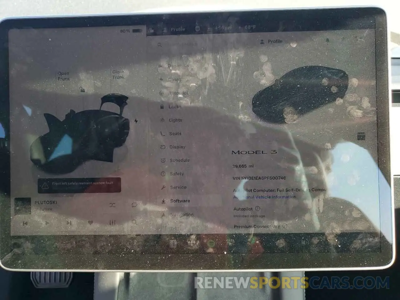 9 fotografías del automóvil dañado 5YJ3E1EA6PF500746 TESLA MODEL 3 2023
