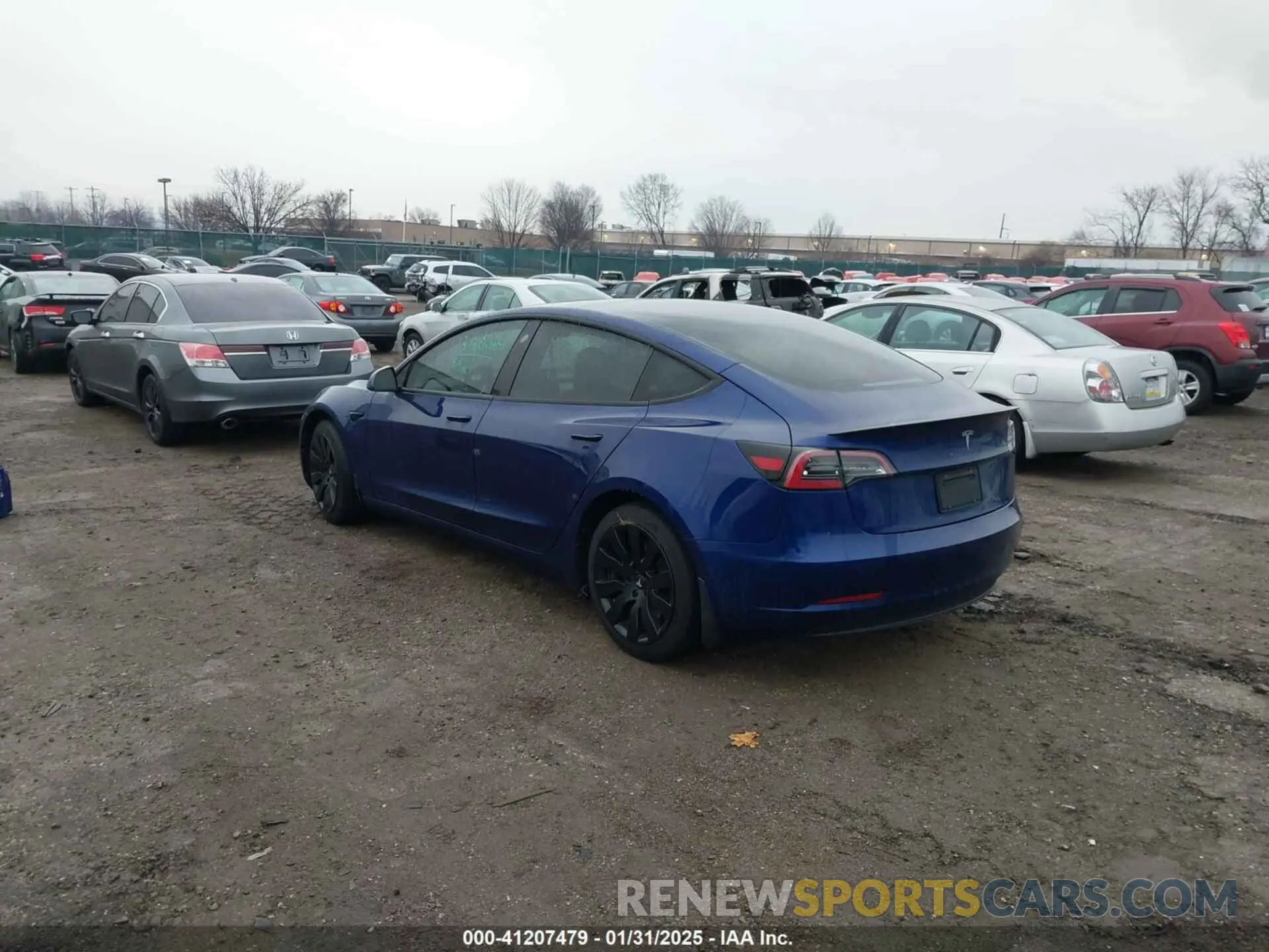 3 fotografías del automóvil dañado 5YJ3E1EA6PF503422 TESLA MODEL 3 2023