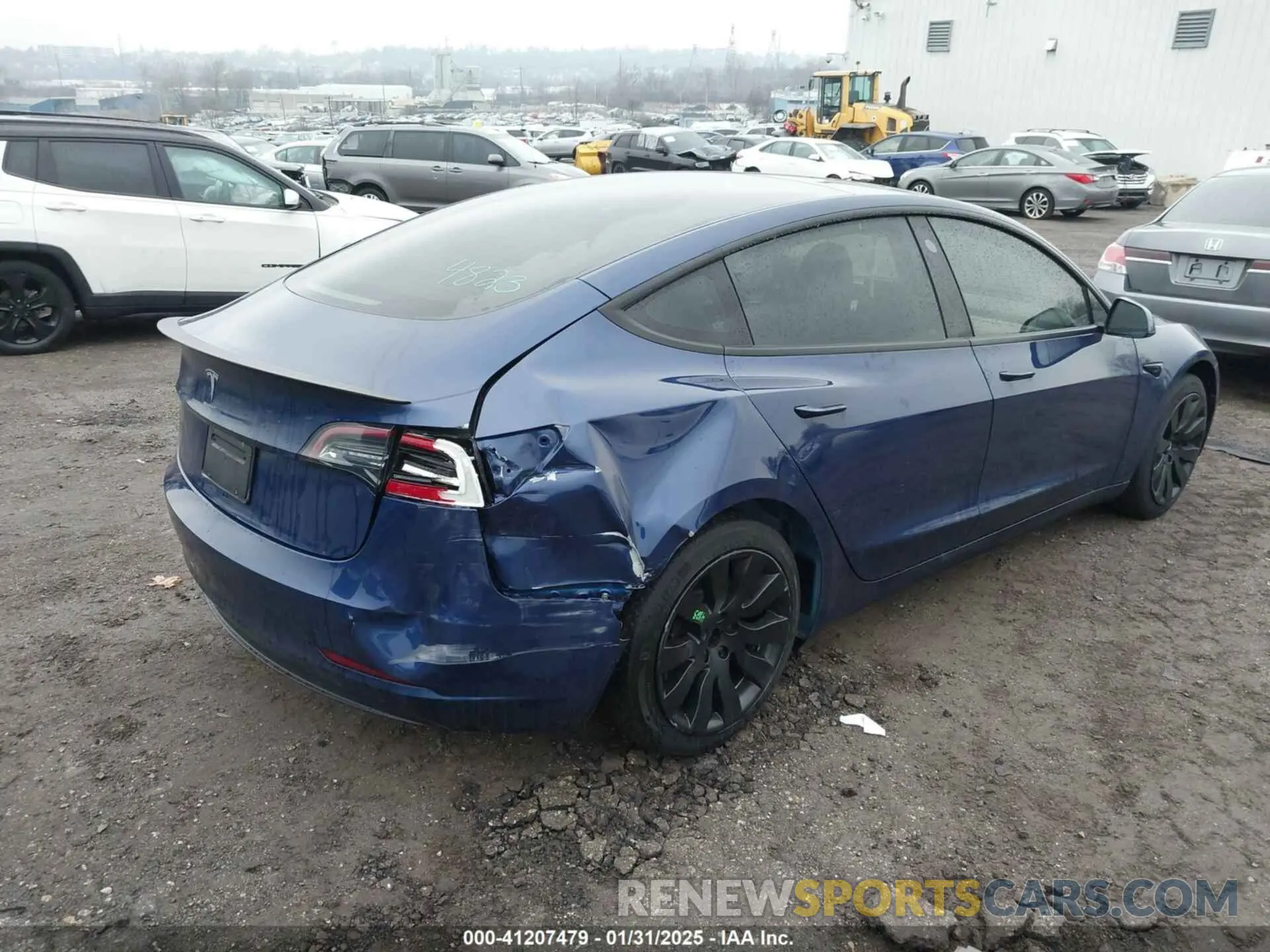 6 fotografías del automóvil dañado 5YJ3E1EA6PF503422 TESLA MODEL 3 2023