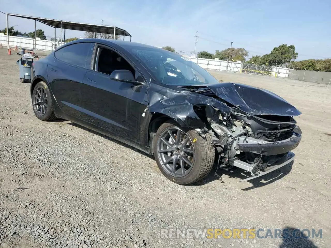 4 fotografías del automóvil dañado 5YJ3E1EA6PF503789 TESLA MODEL 3 2023
