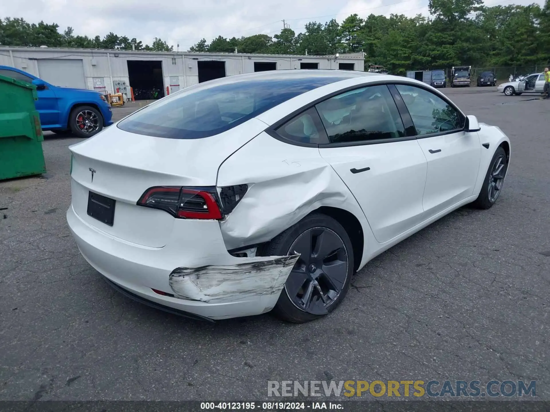 4 fotografías del automóvil dañado 5YJ3E1EA6PF509527 TESLA MODEL 3 2023