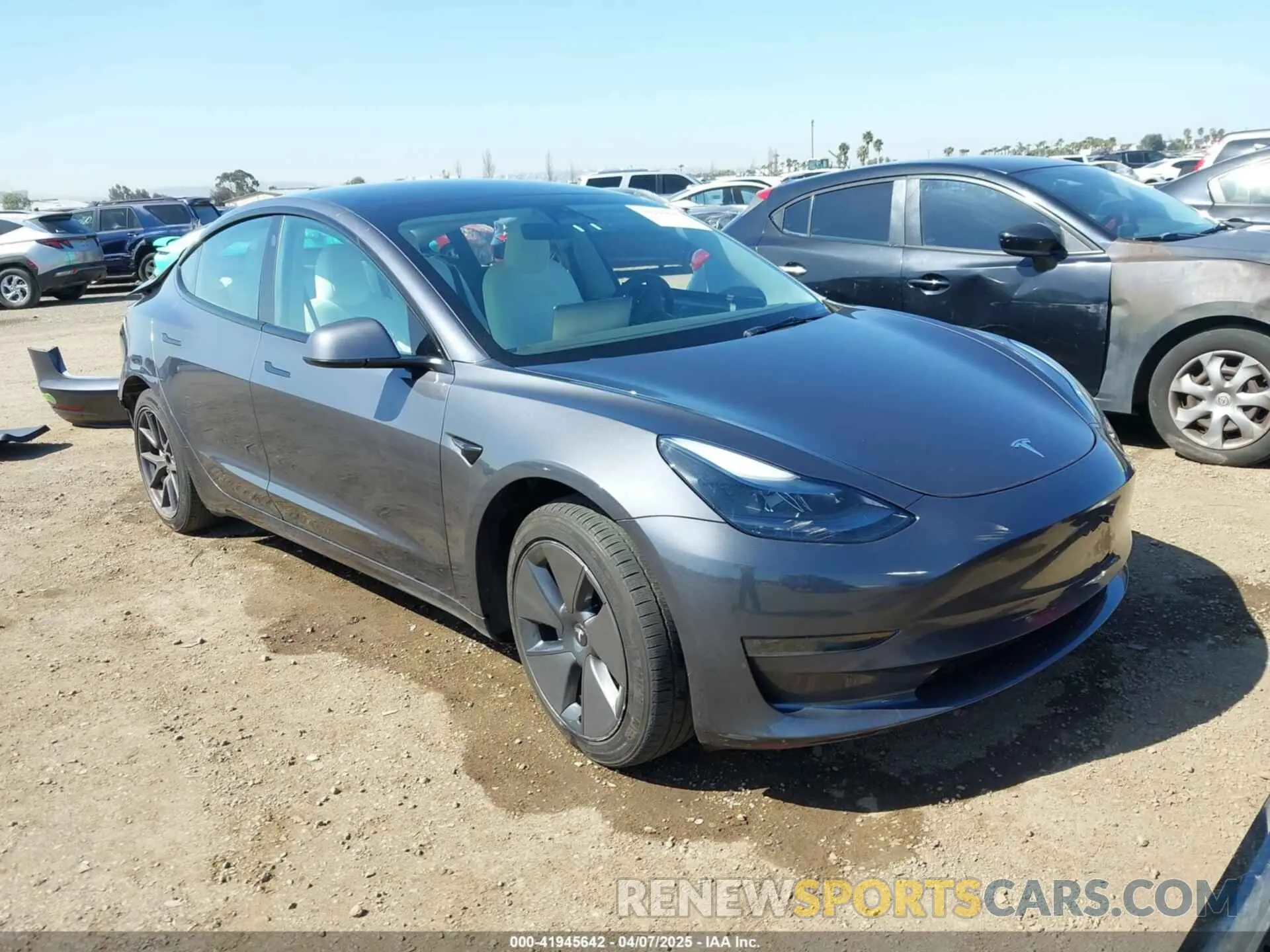 1 fotografías del automóvil dañado 5YJ3E1EA6PF514744 TESLA MODEL 3 2023