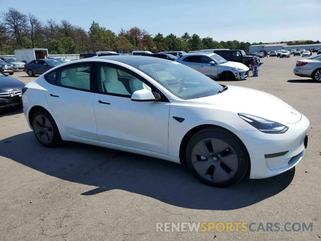4 fotografías del automóvil dañado 5YJ3E1EA6PF540857 TESLA MODEL 3 2023