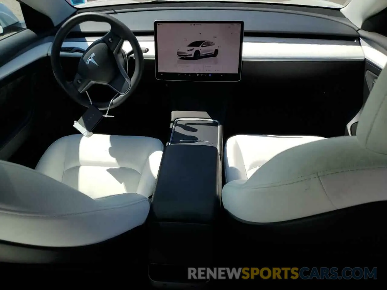 8 fotografías del automóvil dañado 5YJ3E1EA6PF540857 TESLA MODEL 3 2023