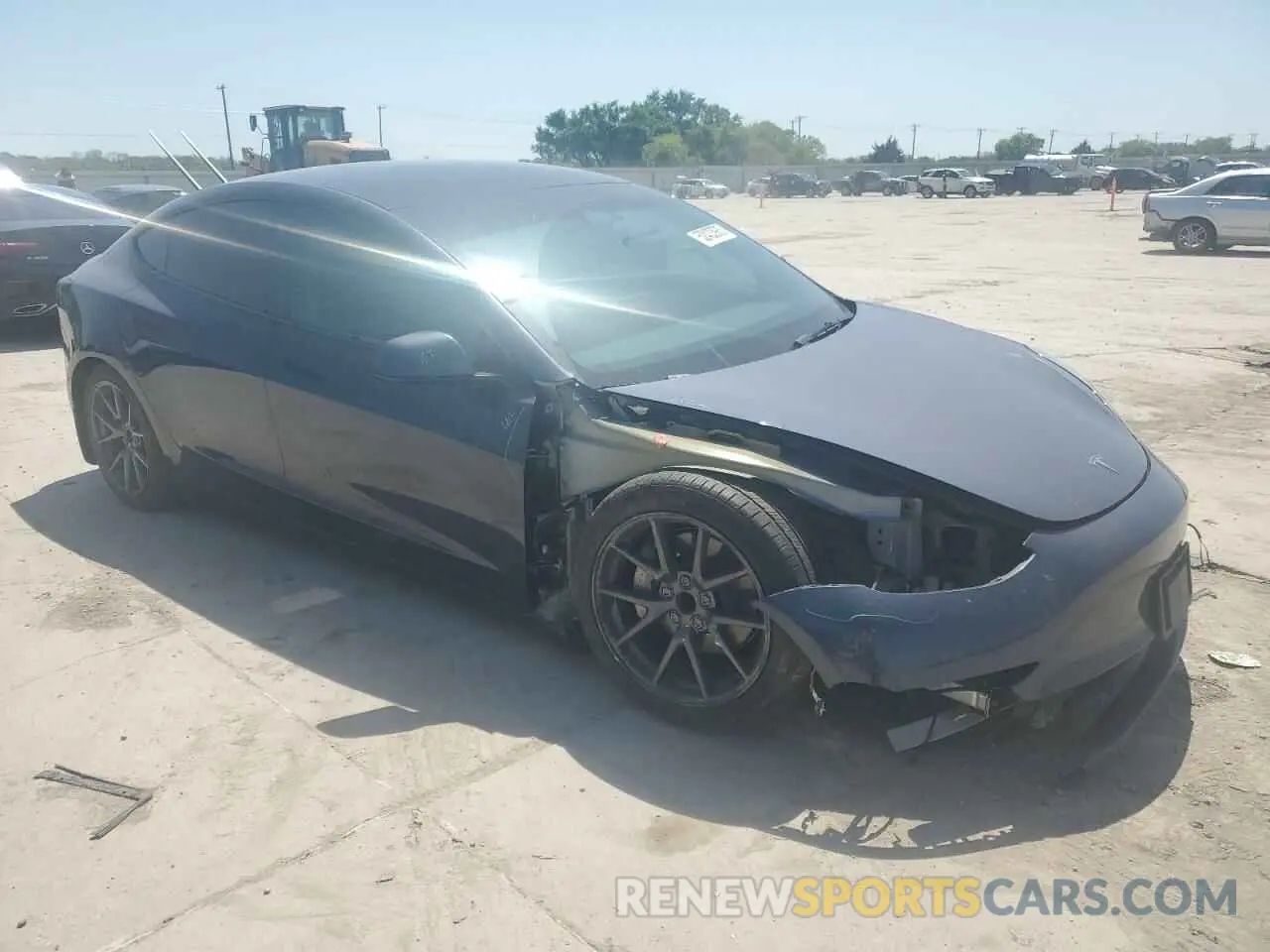 4 fotografías del automóvil dañado 5YJ3E1EA6PF550062 TESLA MODEL 3 2023