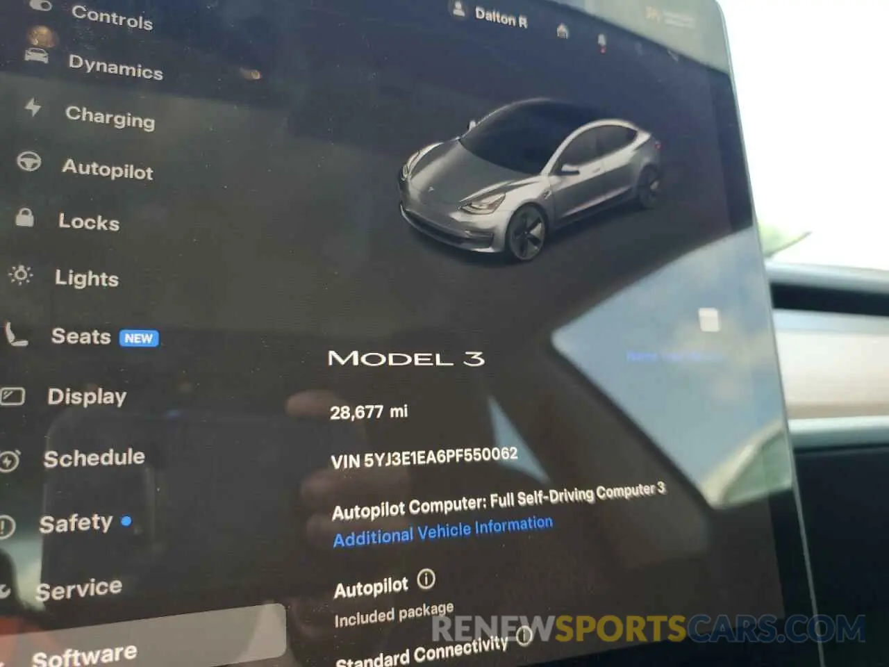 9 fotografías del automóvil dañado 5YJ3E1EA6PF550062 TESLA MODEL 3 2023