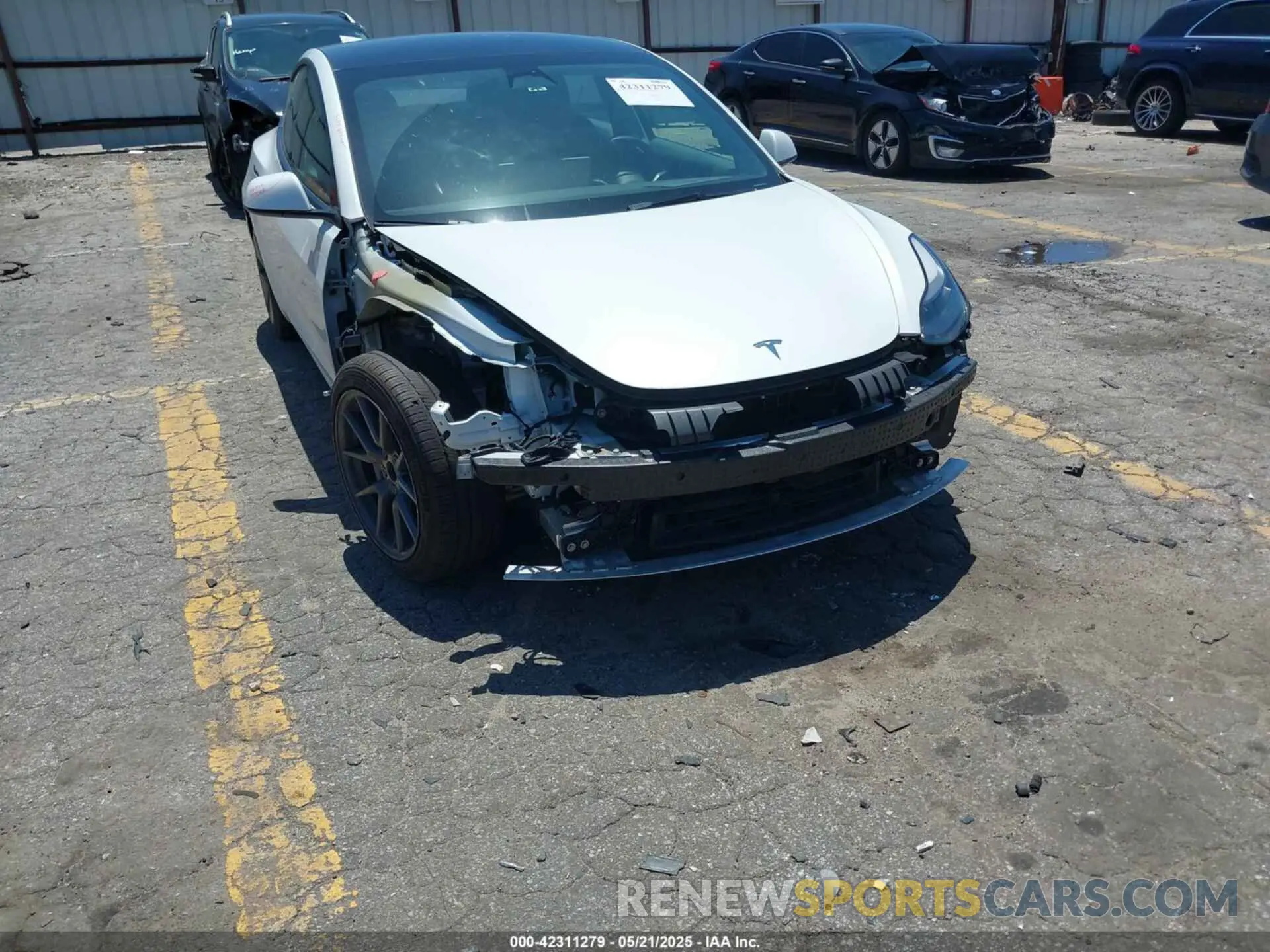 6 fotografías del automóvil dañado 5YJ3E1EA6PF550594 TESLA MODEL 3 2023