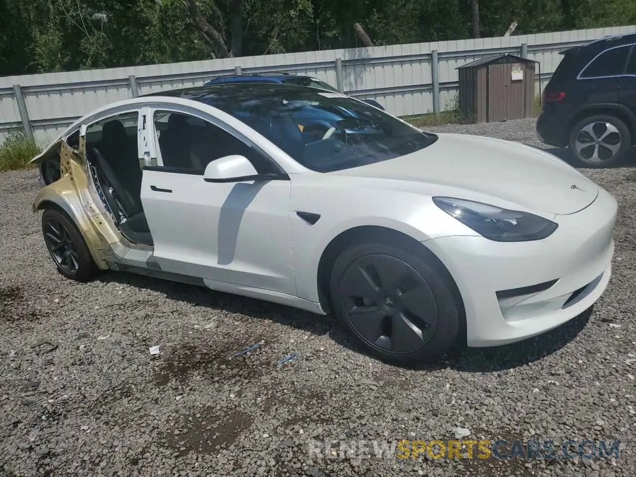 4 fotografías del automóvil dañado 5YJ3E1EA6PF558369 TESLA MODEL 3 2023