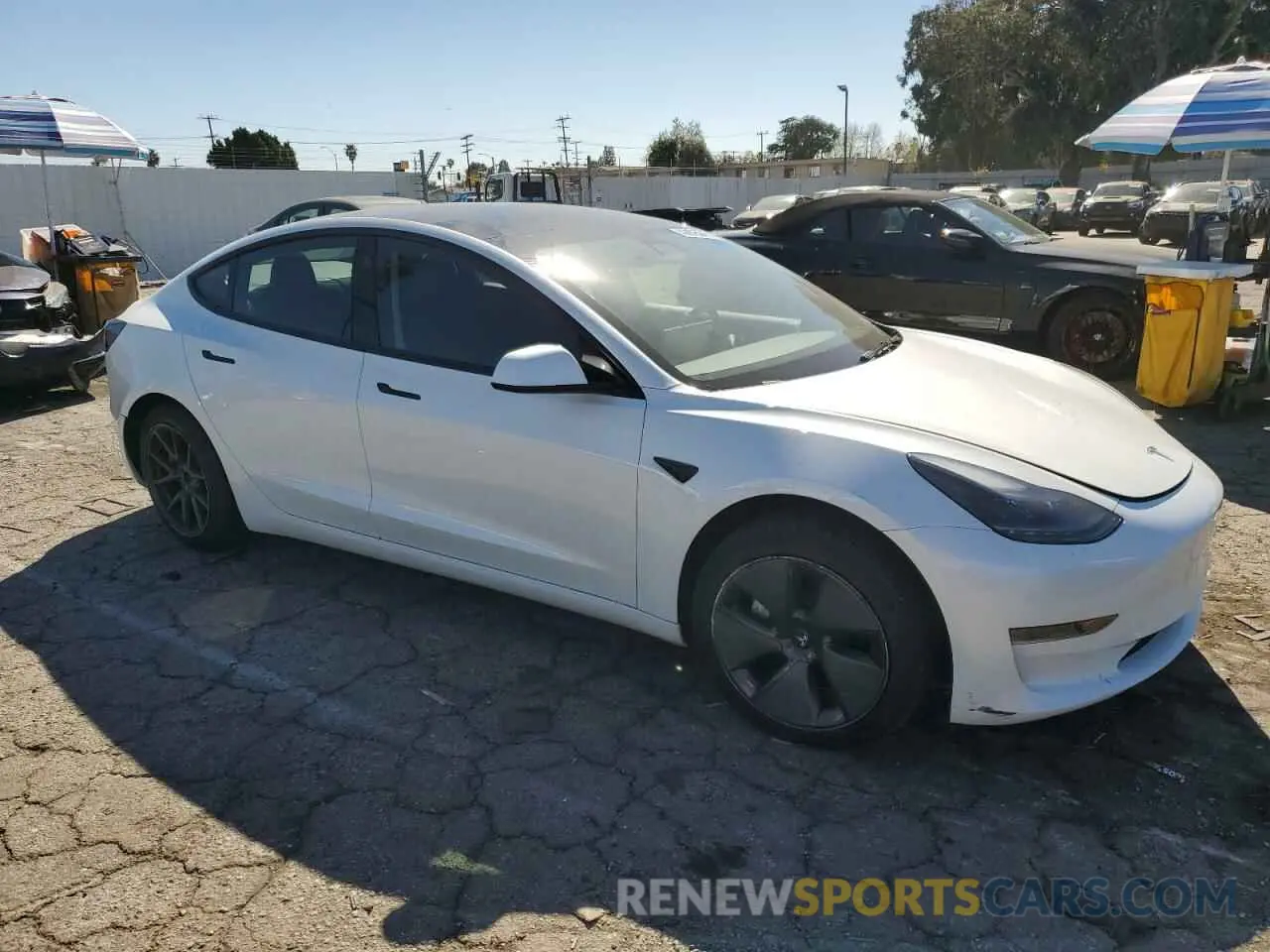 4 fotografías del automóvil dañado 5YJ3E1EA6PF558453 TESLA MODEL 3 2023