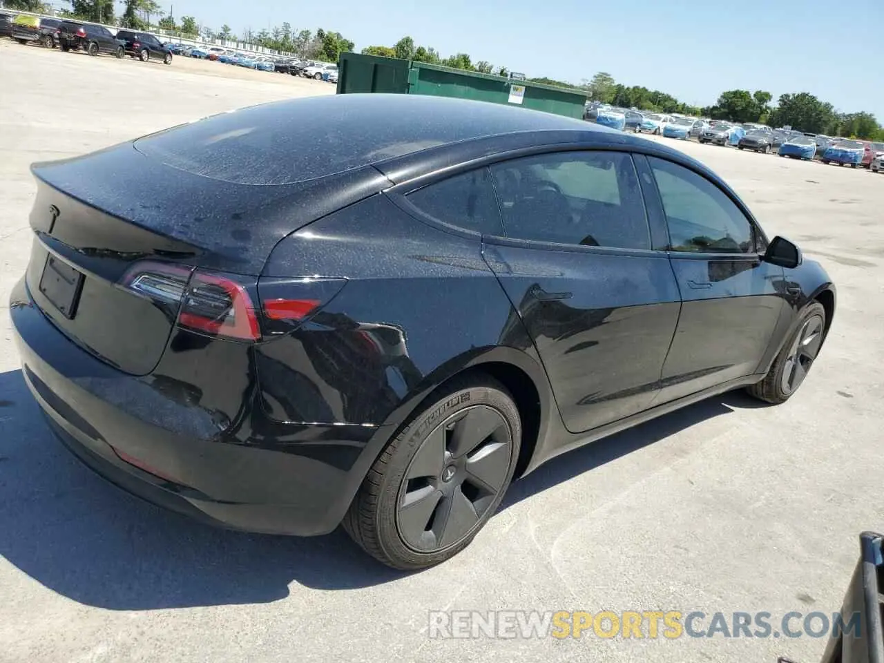 3 fotografías del automóvil dañado 5YJ3E1EA6PF569999 TESLA MODEL 3 2023
