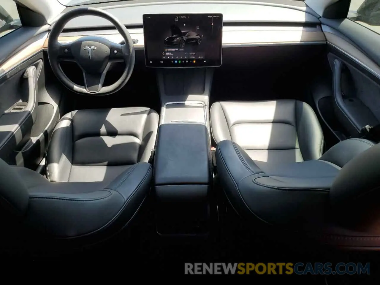 8 fotografías del automóvil dañado 5YJ3E1EA6PF569999 TESLA MODEL 3 2023