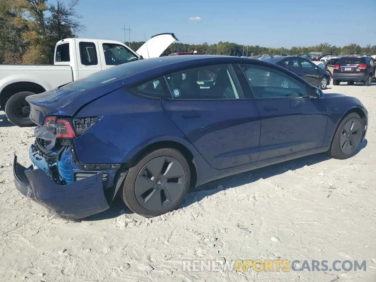 3 fotografías del automóvil dañado 5YJ3E1EA6PF570098 TESLA MODEL 3 2023