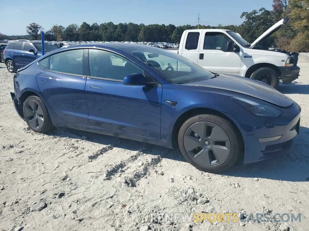 4 fotografías del automóvil dañado 5YJ3E1EA6PF570098 TESLA MODEL 3 2023