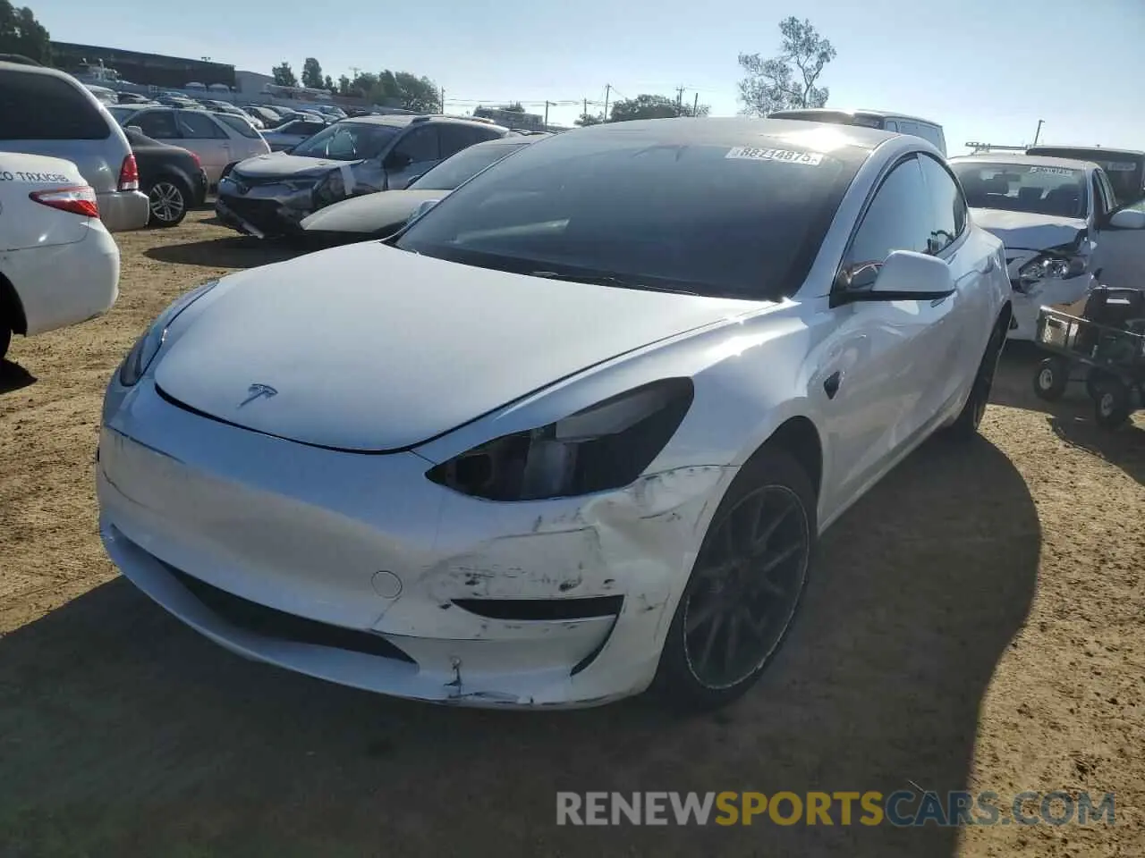 1 fotografías del automóvil dañado 5YJ3E1EA6PF570795 TESLA MODEL 3 2023