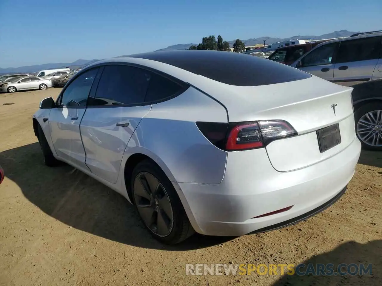 2 fotografías del automóvil dañado 5YJ3E1EA6PF570795 TESLA MODEL 3 2023