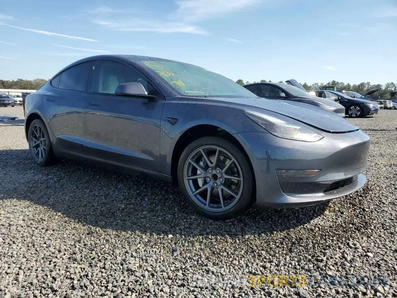 4 fotografías del automóvil dañado 5YJ3E1EA6PF571431 TESLA MODEL 3 2023