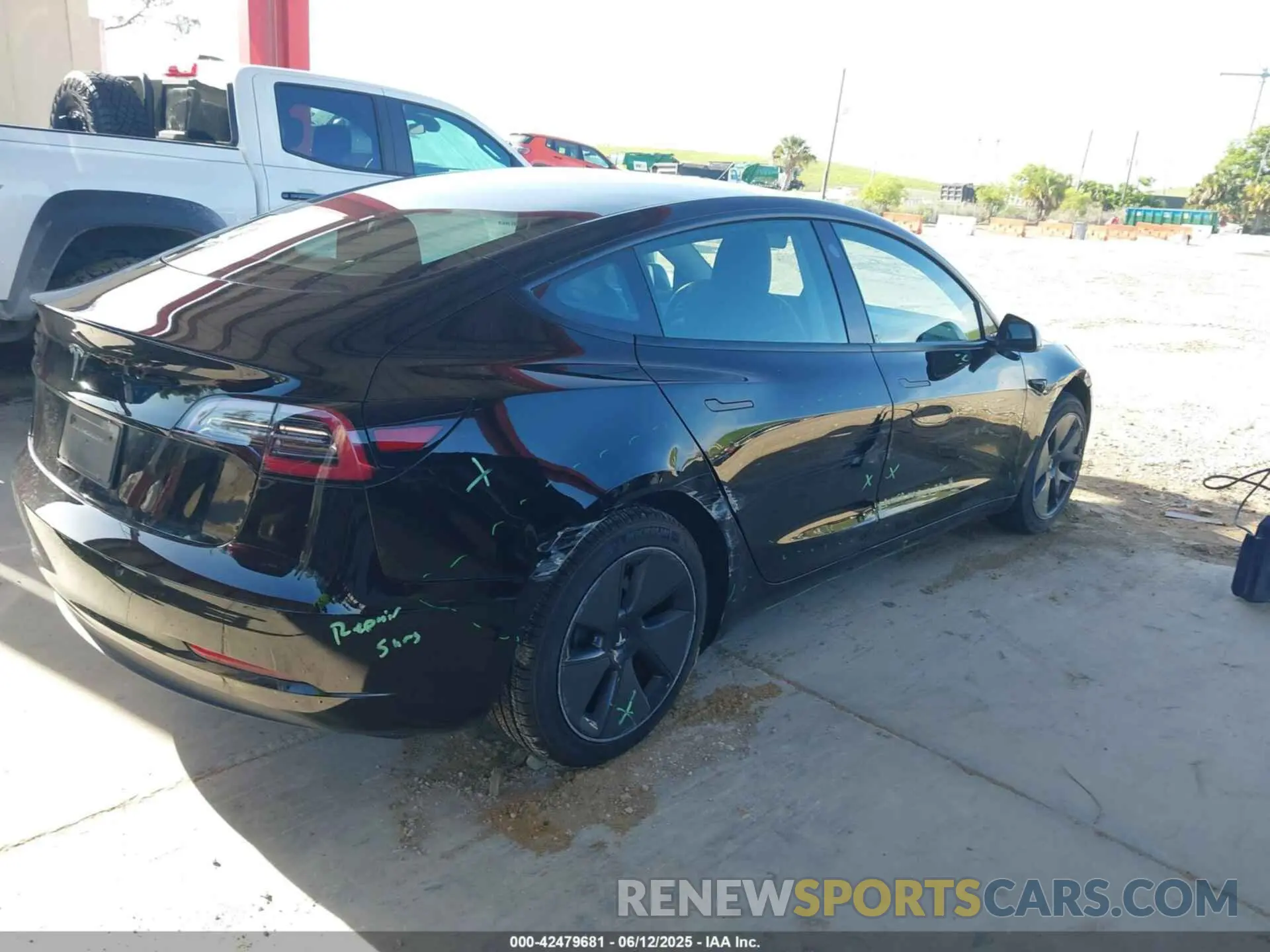 6 fotografías del automóvil dañado 5YJ3E1EA6PF574362 TESLA MODEL 3 2023