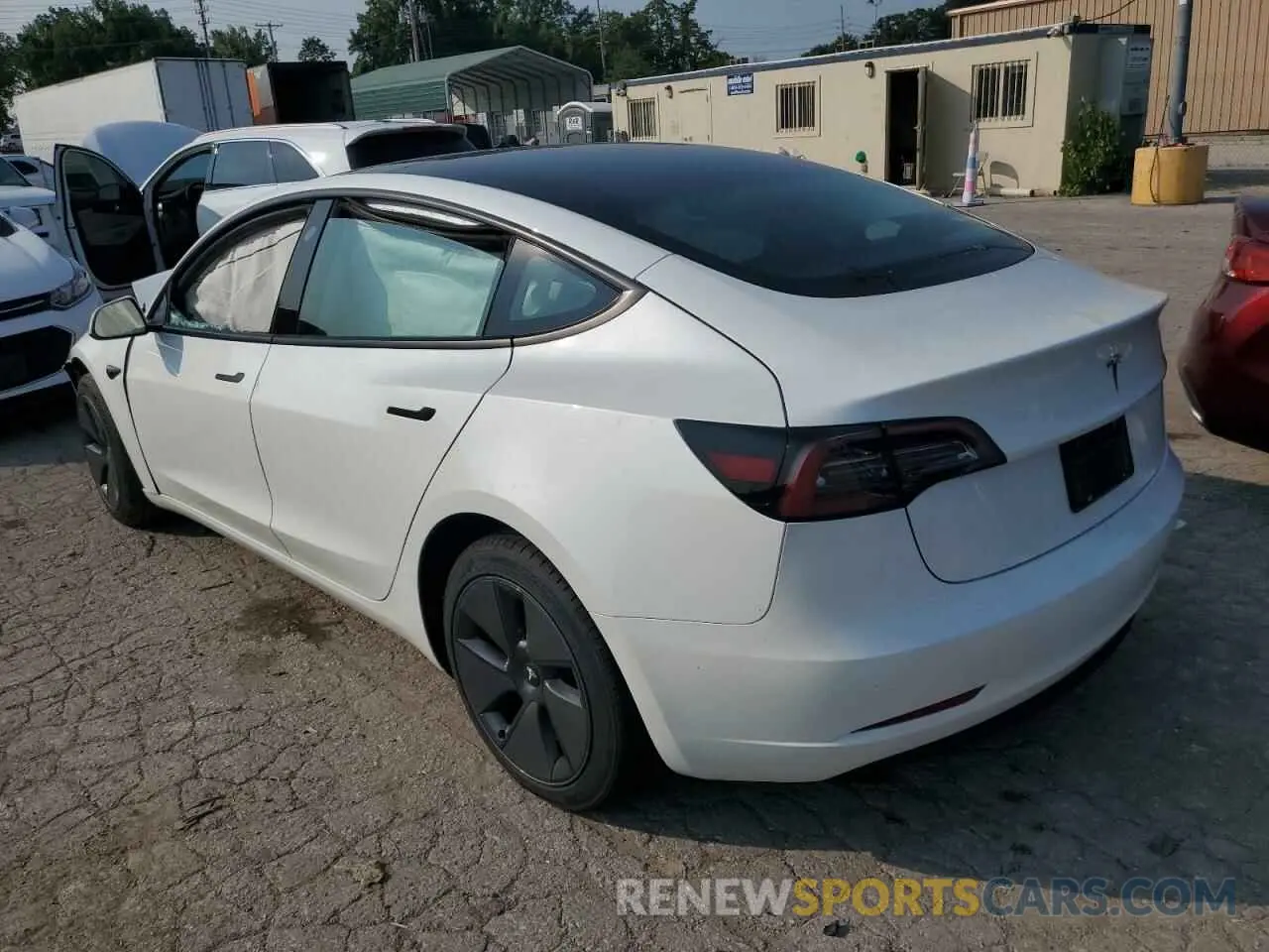 2 fotografías del automóvil dañado 5YJ3E1EA6PF602712 TESLA MODEL 3 2023