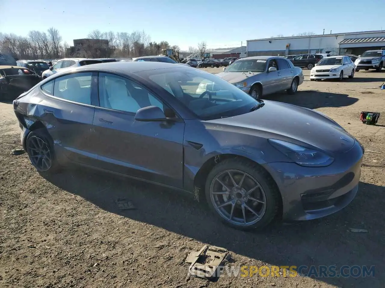 4 fotografías del automóvil dañado 5YJ3E1EA6PF614584 TESLA MODEL 3 2023