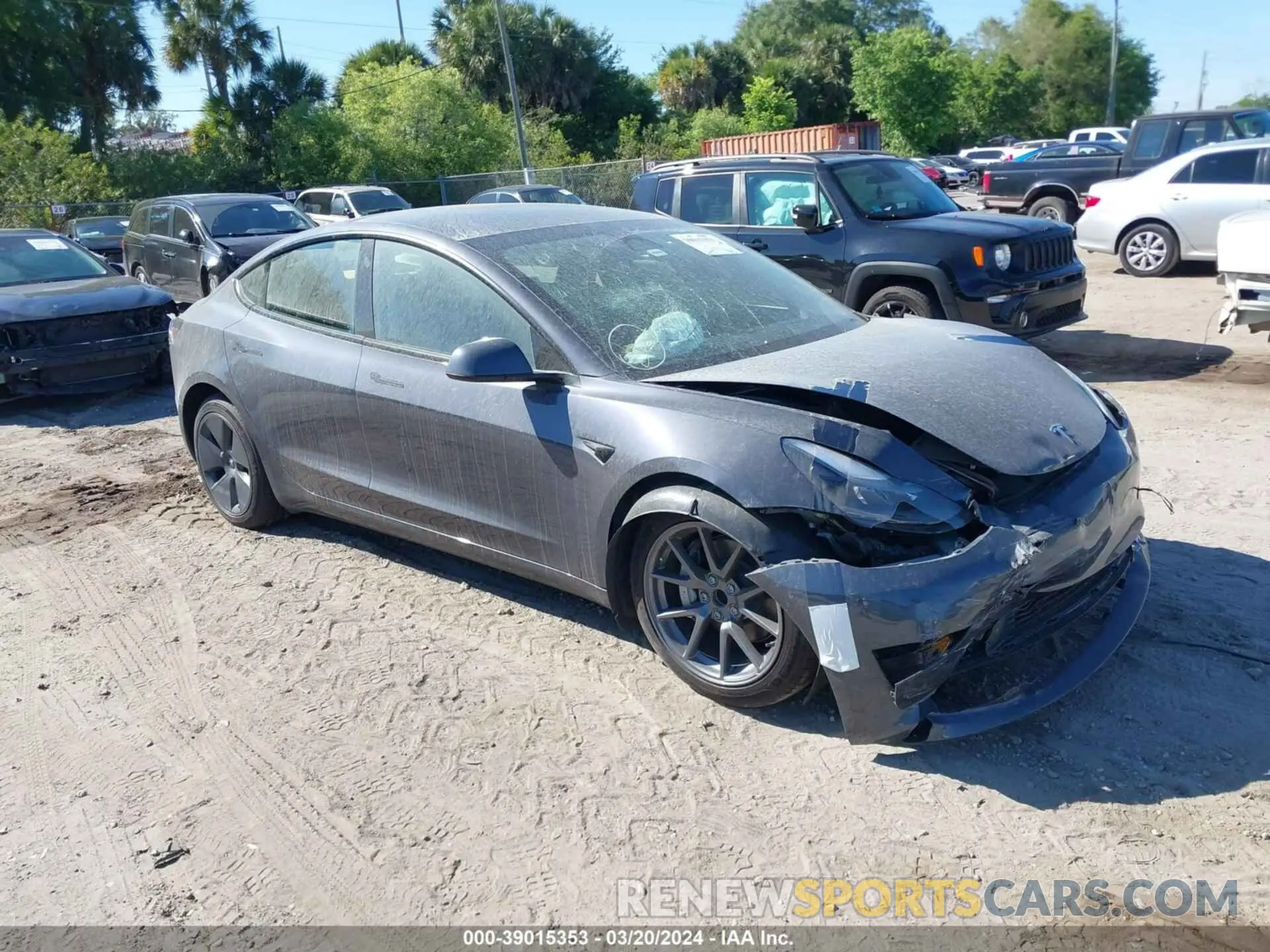 1 fotografías del automóvil dañado 5YJ3E1EA6PF648704 TESLA MODEL 3 2023