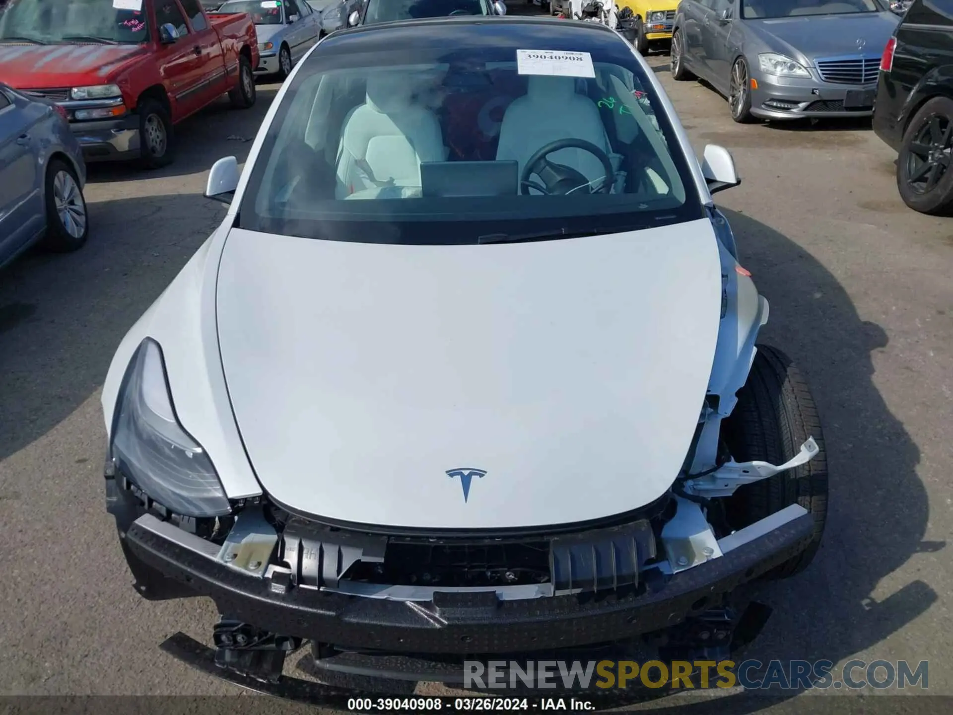 13 fotografías del automóvil dañado 5YJ3E1EA6PF658293 TESLA MODEL 3 2023