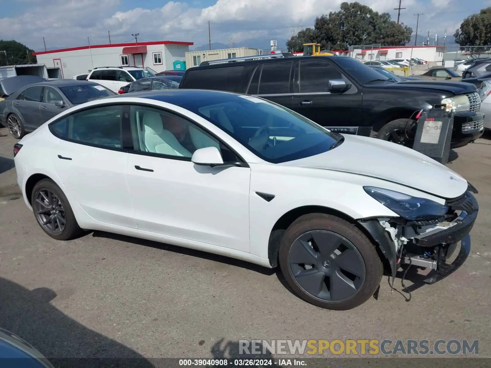 14 fotografías del automóvil dañado 5YJ3E1EA6PF658293 TESLA MODEL 3 2023
