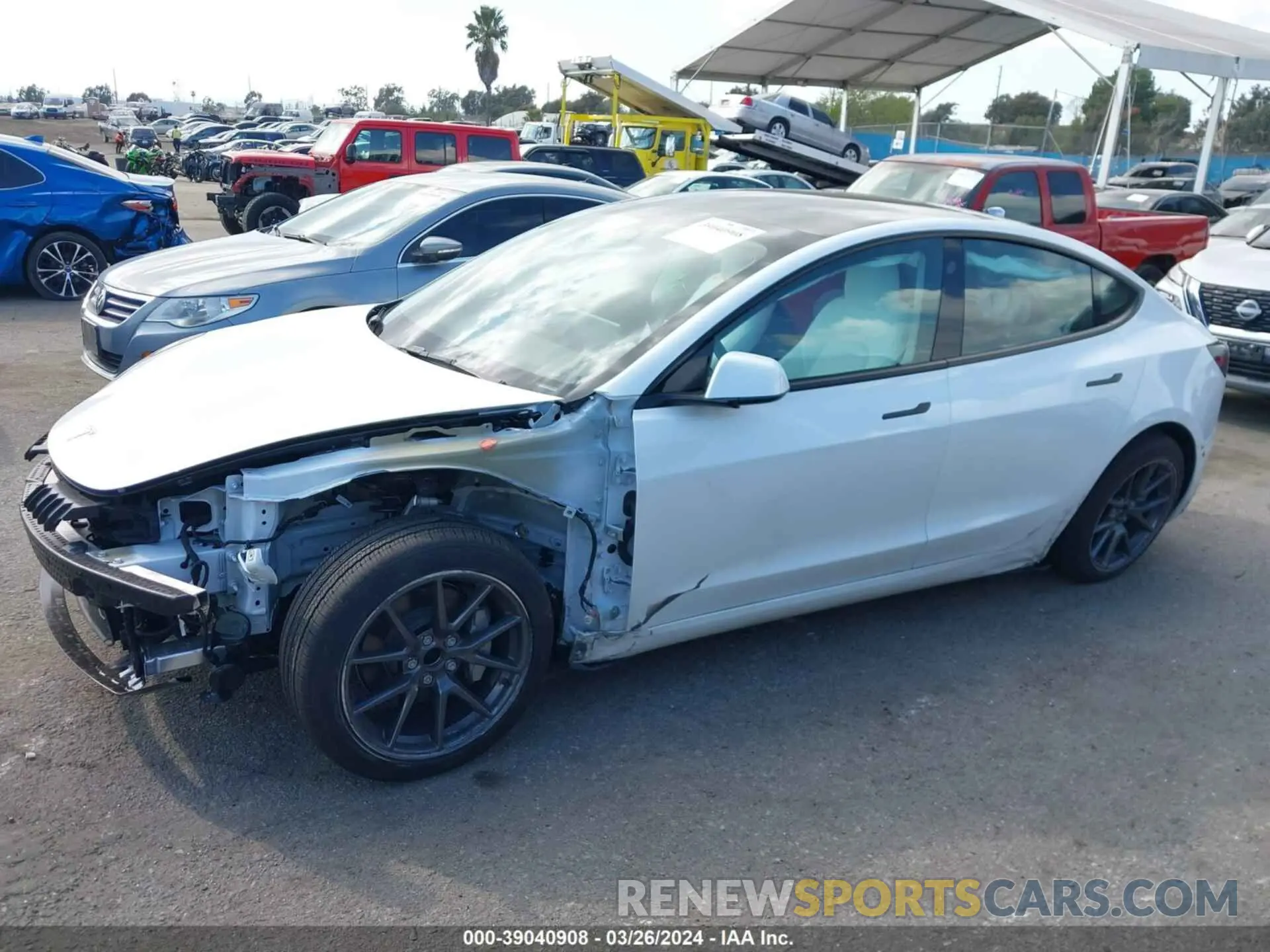 15 fotografías del automóvil dañado 5YJ3E1EA6PF658293 TESLA MODEL 3 2023