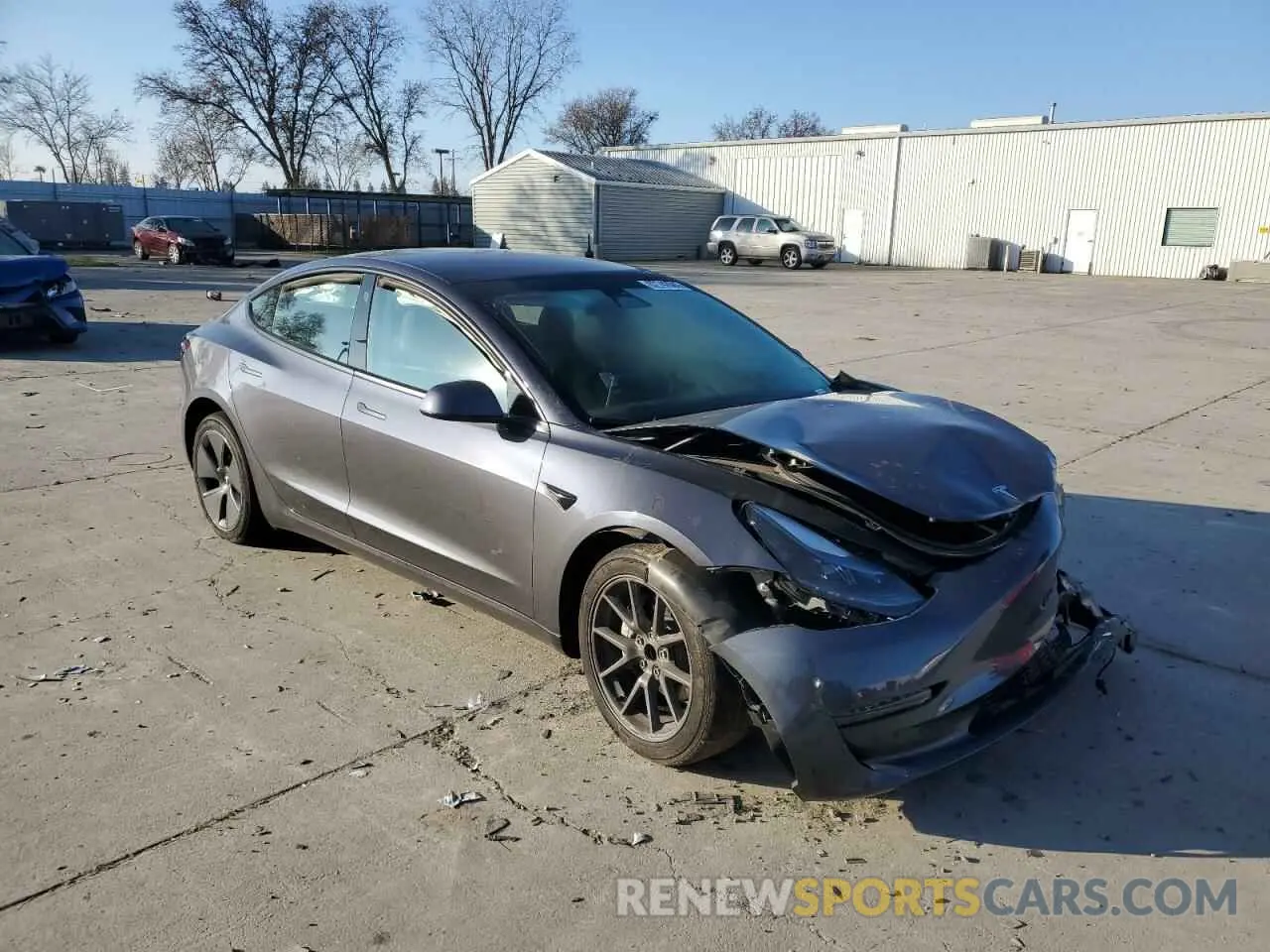 4 fotografías del automóvil dañado 5YJ3E1EA6PF658634 TESLA MODEL 3 2023