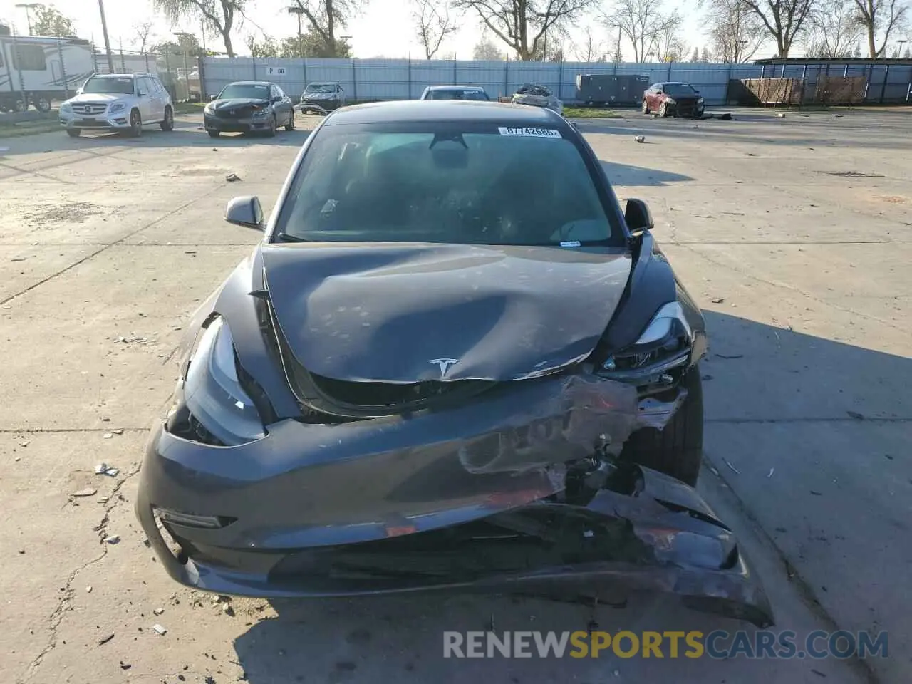 5 fotografías del automóvil dañado 5YJ3E1EA6PF658634 TESLA MODEL 3 2023