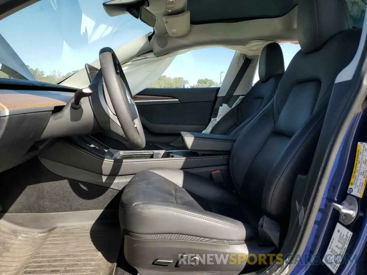 7 fotografías del automóvil dañado 5YJ3E1EA6PF674994 TESLA MODEL 3 2023