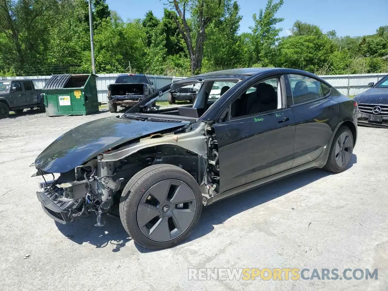 1 fotografías del automóvil dañado 5YJ3E1EA6PF678415 TESLA MODEL 3 2023