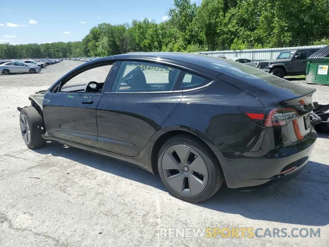 2 fotografías del automóvil dañado 5YJ3E1EA6PF678415 TESLA MODEL 3 2023