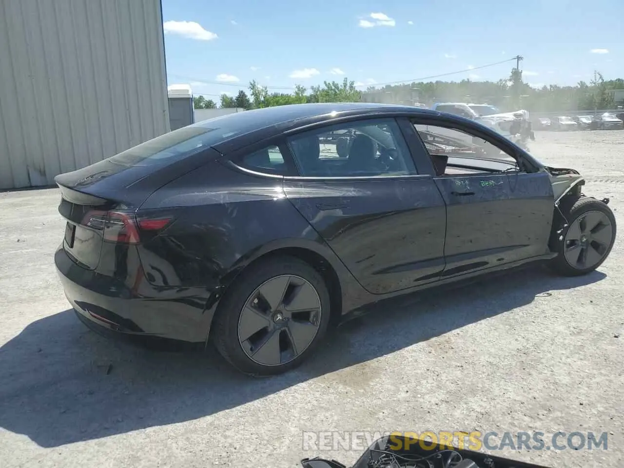 3 fotografías del automóvil dañado 5YJ3E1EA6PF678415 TESLA MODEL 3 2023