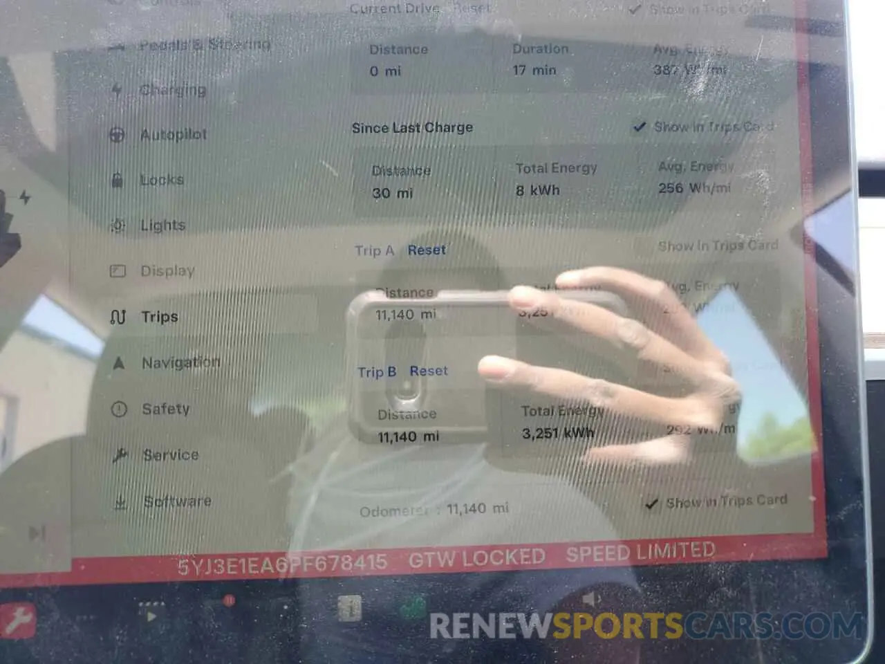 9 fotografías del automóvil dañado 5YJ3E1EA6PF678415 TESLA MODEL 3 2023