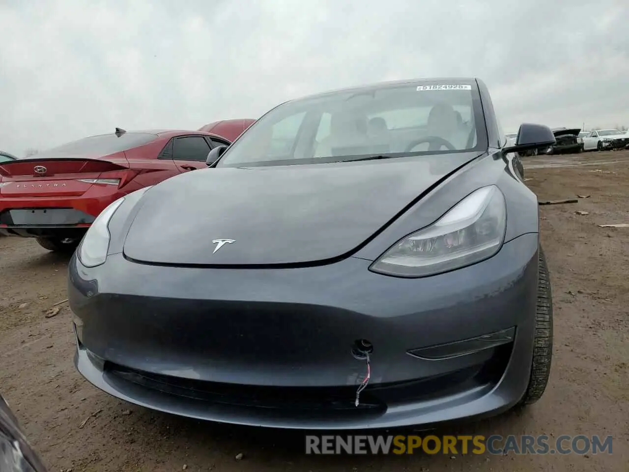 5 fotografías del automóvil dañado 5YJ3E1EA6PF696574 TESLA MODEL 3 2023