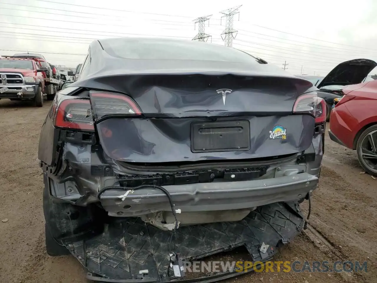 6 fotografías del automóvil dañado 5YJ3E1EA6PF696574 TESLA MODEL 3 2023