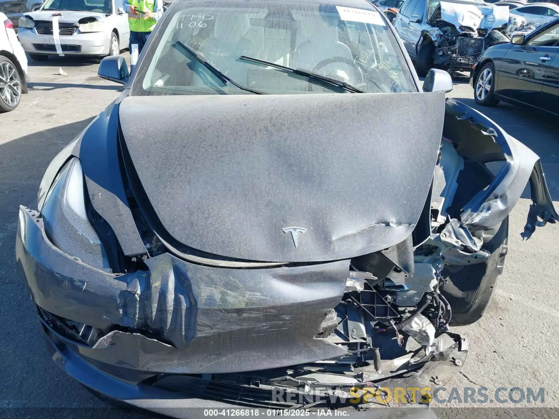 10 fotografías del automóvil dañado 5YJ3E1EA6PF698583 TESLA MODEL 3 2023