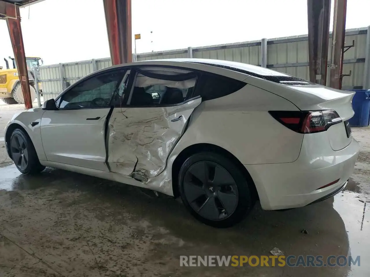 2 fotografías del automóvil dañado 5YJ3E1EA6PF701305 TESLA MODEL 3 2023