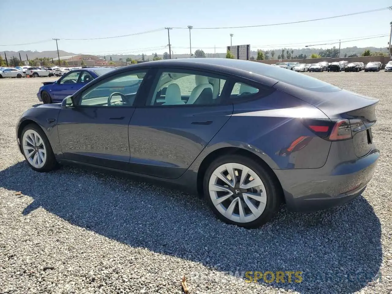 2 fotografías del automóvil dañado 5YJ3E1EA6PF713891 TESLA MODEL 3 2023