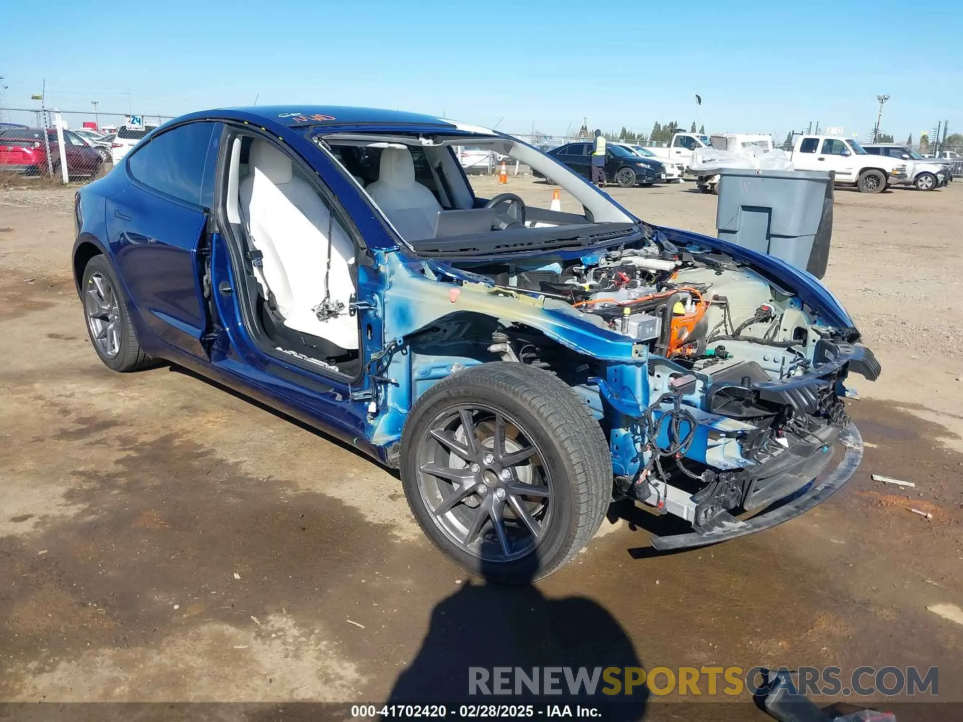 1 fotografías del automóvil dañado 5YJ3E1EA6PF714412 TESLA MODEL 3 2023