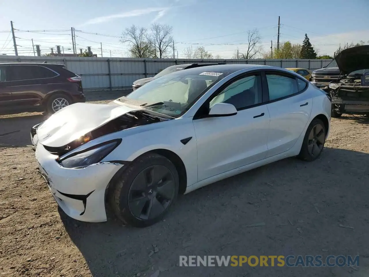 1 fotografías del automóvil dañado 5YJ3E1EA7PF393996 TESLA MODEL 3 2023