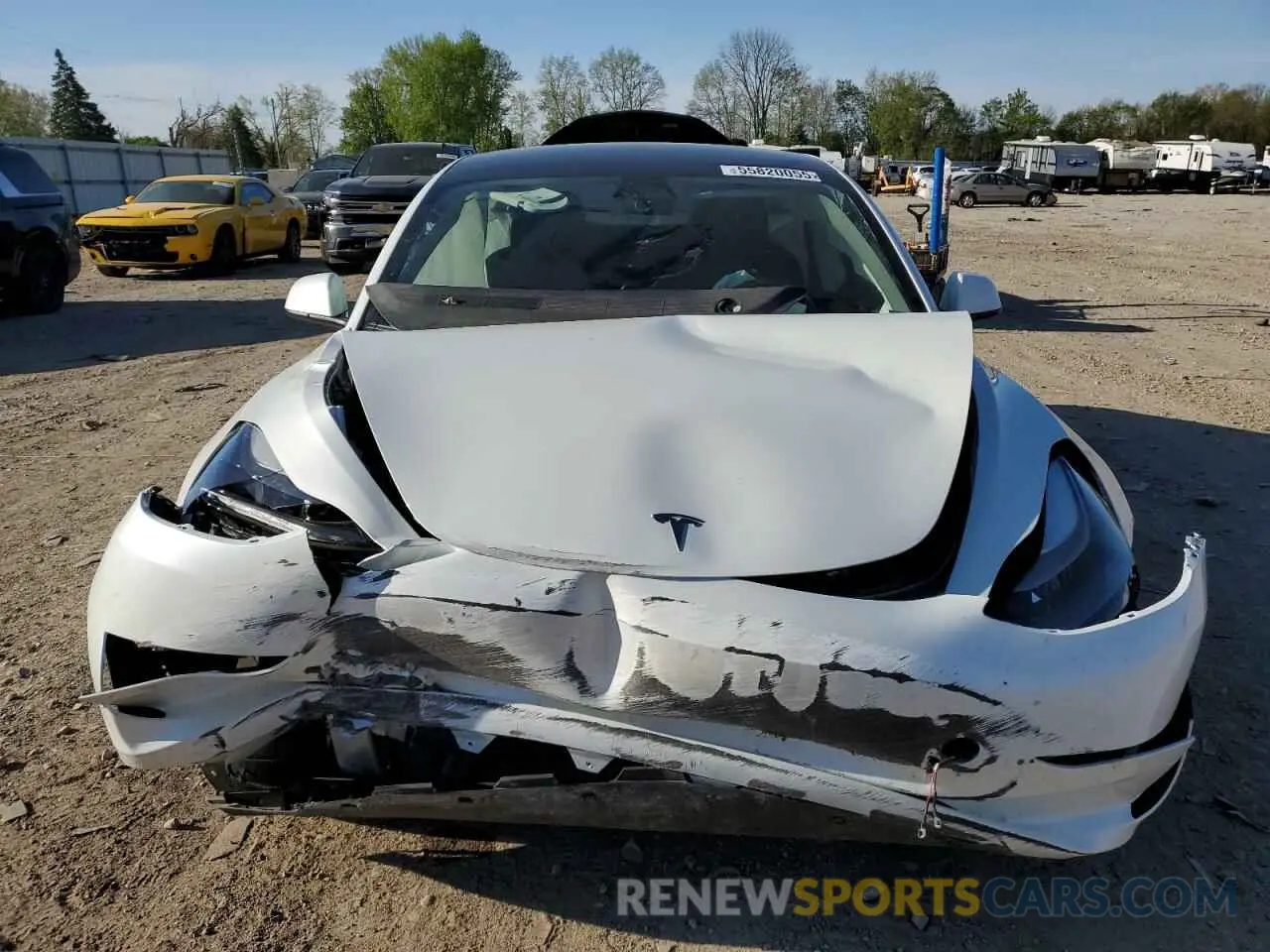 5 fotografías del automóvil dañado 5YJ3E1EA7PF393996 TESLA MODEL 3 2023