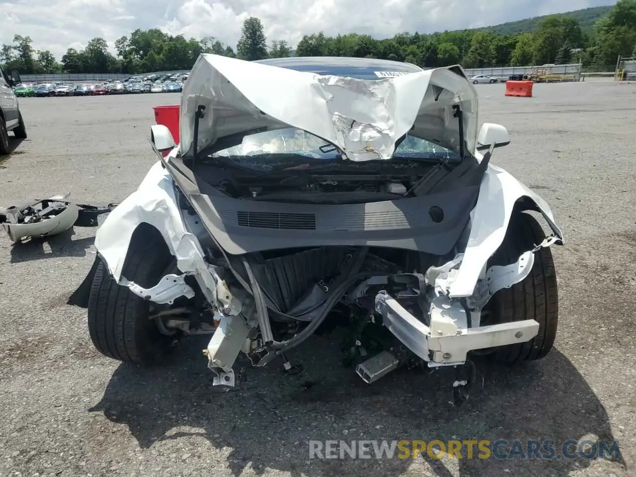 5 fotografías del automóvil dañado 5YJ3E1EA7PF396624 TESLA MODEL 3 2023